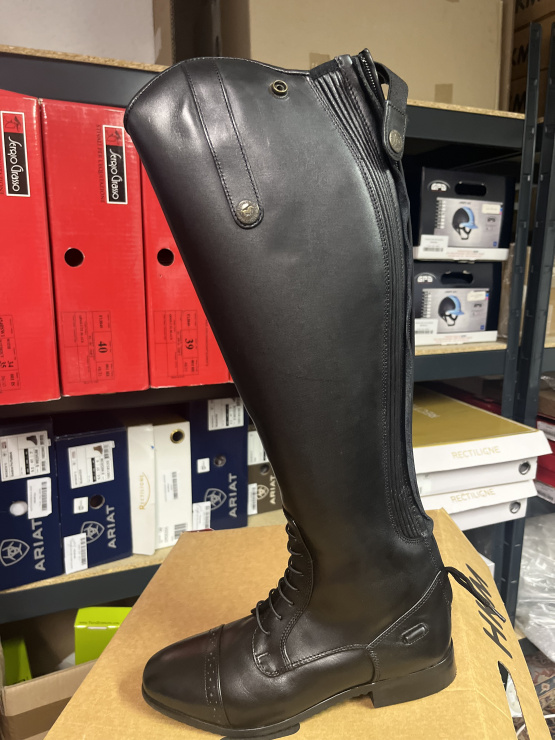 Bottes HKM fourrées cuir noir 39 (neuf) occasion