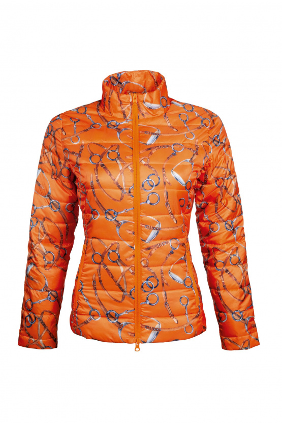 Blouson matelassé HKM Allure orange (XXS) neuf occasion