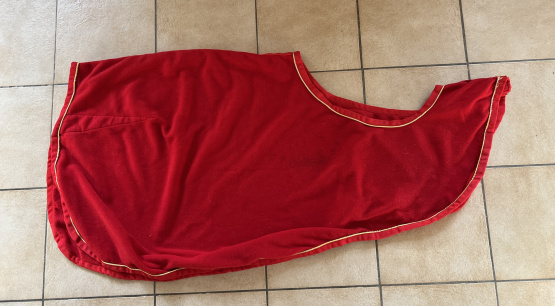 Couvre reins Equithème rouge 135 cm occasion