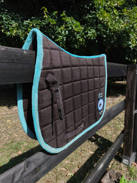 Tapis de Selle Fouganza marron (cheval) occasion