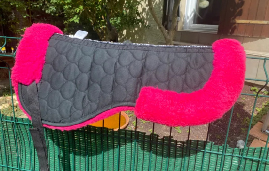 Amortisseur équitation HKM fushia occasion