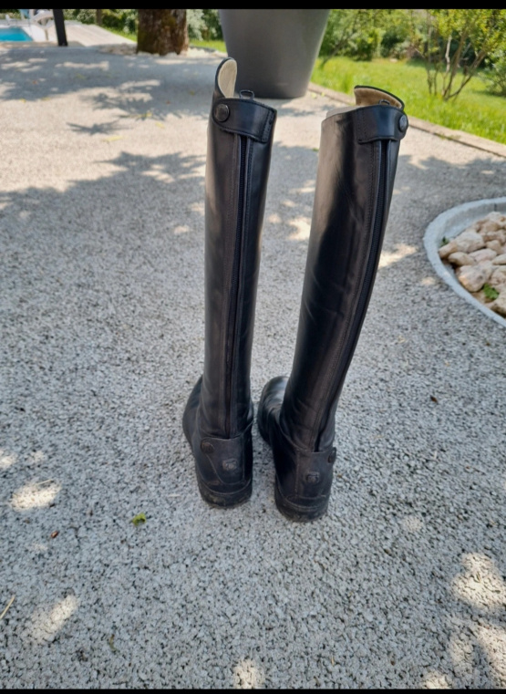 Bottes équitation Umbria cuir noir (37) occasion