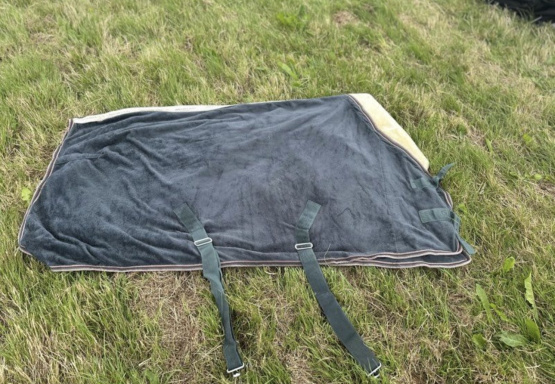 Couverture Young Equestrian polaire vert 125 cm occasion