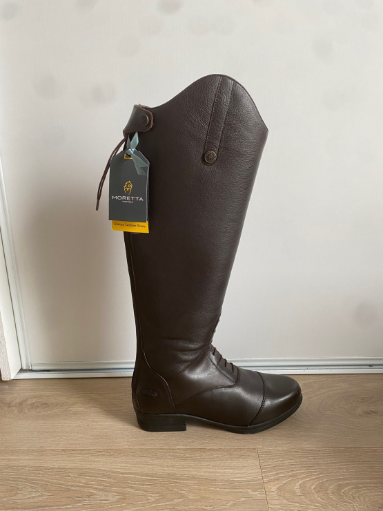 Bottes Shires Equestrian Gianna Moretta cuir brun (42) neuf occasion
