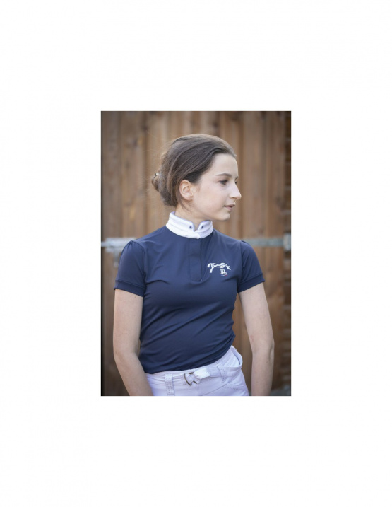Polo de concours Penelope Madrid bleu (16 ans) neuf occasion