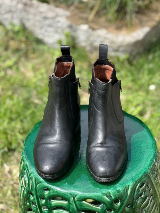 Boots équitation Equitheme Andalouse noir (41) occasion
