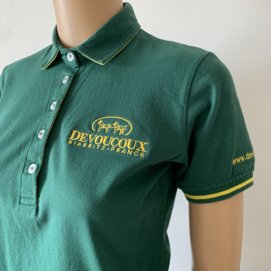 Polo Devoucoux vert S occasion