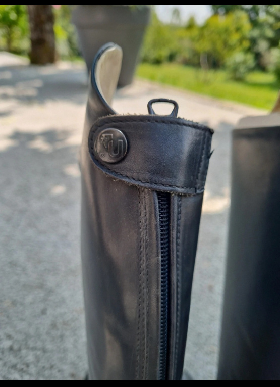 Bottes équitation Umbria cuir noir (37) occasion