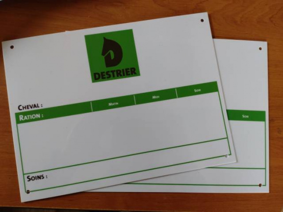 Plaques de box Destrier occasion