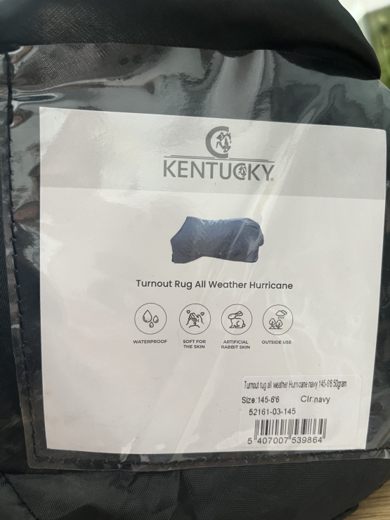 Couverture Kentucky All Weather Hurricane 50g 145 cm (neuf) occasion