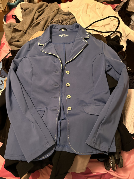 Veste de concours Equitheme bleu (M) neuf occasion