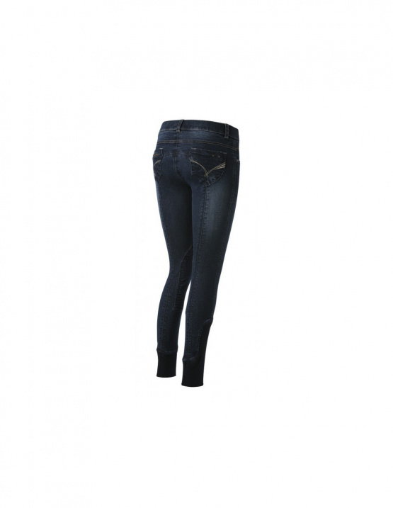 Pantalon équitation jean Equithème texas bleu (34) neuf occasion