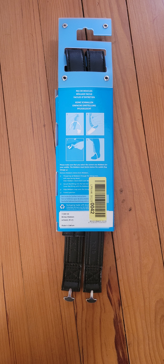 Etrivieres Wintec à crochets 60 cm (neuf) occasion