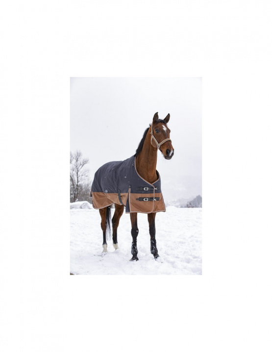 Couverture Equithème tyrex 600d aisance gris 120 cm (neuf) occasion