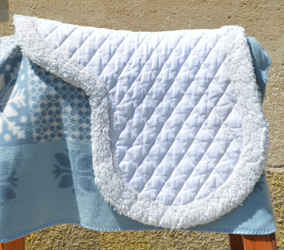 Tapis de selle Can-Pro profilé blanc (cheval) occasion