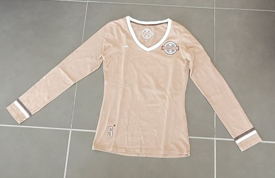T-shirt manche longue Equithème beige occasion
