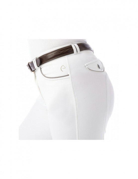 Pantalon équitation Equithème Verona blanc (10 ans) neuf occasion