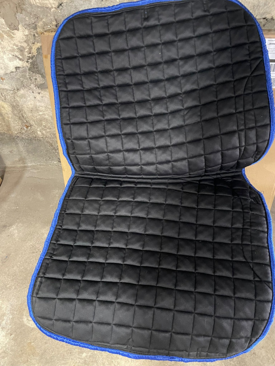 Tapis de selle showtime bleu (Full) occasion