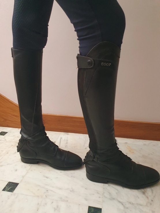 Bottes équitation Ego7 cuir noir (39 XS0) occasion