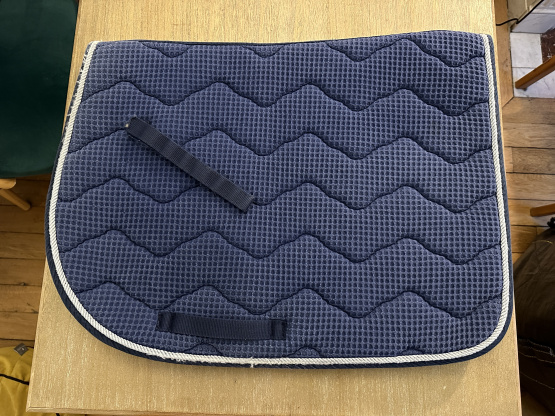 Tapis de selle Equithème bleu occasion