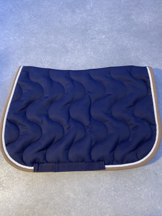 Tapis de selle Equithème bleu marine (neuf) occasion