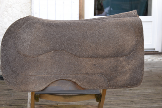 Tapis de selle Ronzon western marron (cheval) occasion
