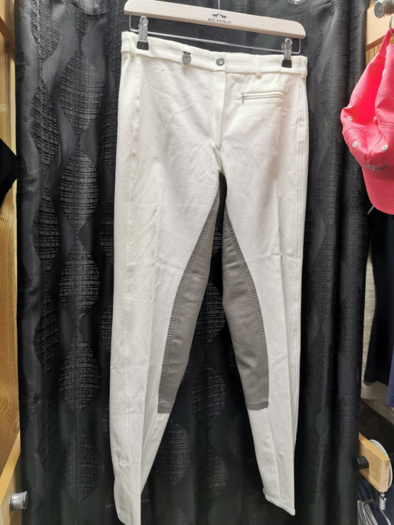 Pantalon équitation Pikeur Lugana fond i blanc & gris (40 ) neuf occasion