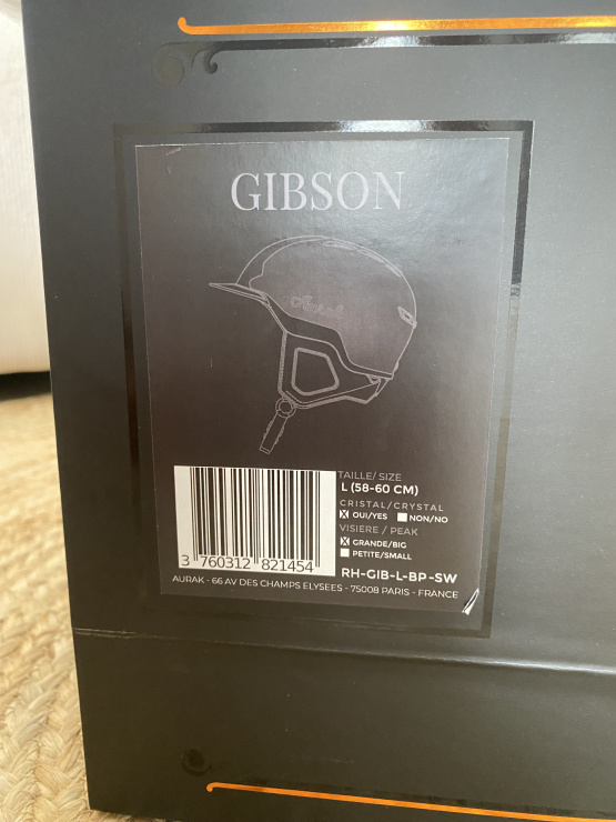 Bombe Aurak Gibson avec cristaux (56-58) neuf occasion