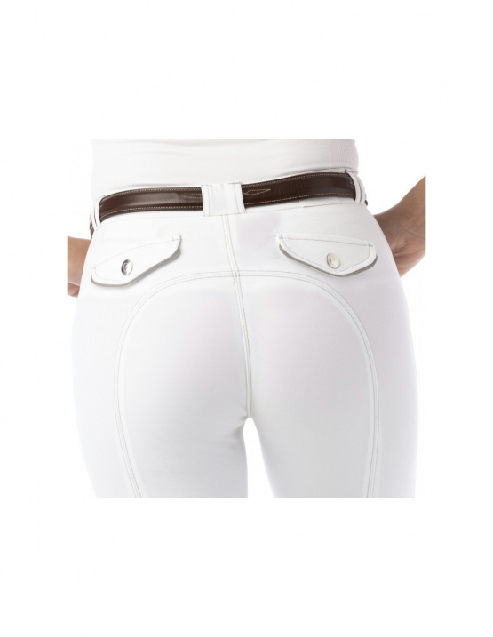 Pantalon équitation Equithème Verona blanc (10 ans) neuf occasion