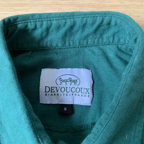 Polo Devoucoux vert S occasion