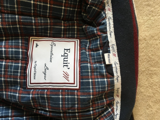 Blouson Equitheme bleu marine (12 ans) occasion