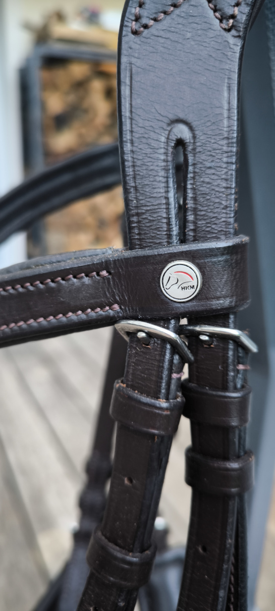 Filet HKM anatomique cuir marron (cheval) neuf occasion