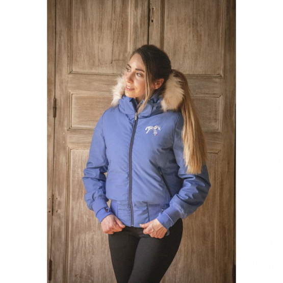 Blouson Pénélope step bleu océan (M) neuf occasion