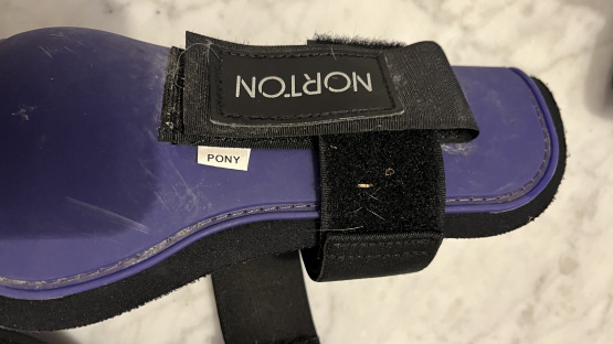 Guêtres Norton violet (poney) occasion