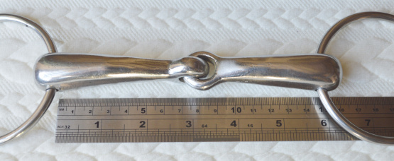 Mors simple deux anneaux inox 145 mm occasion