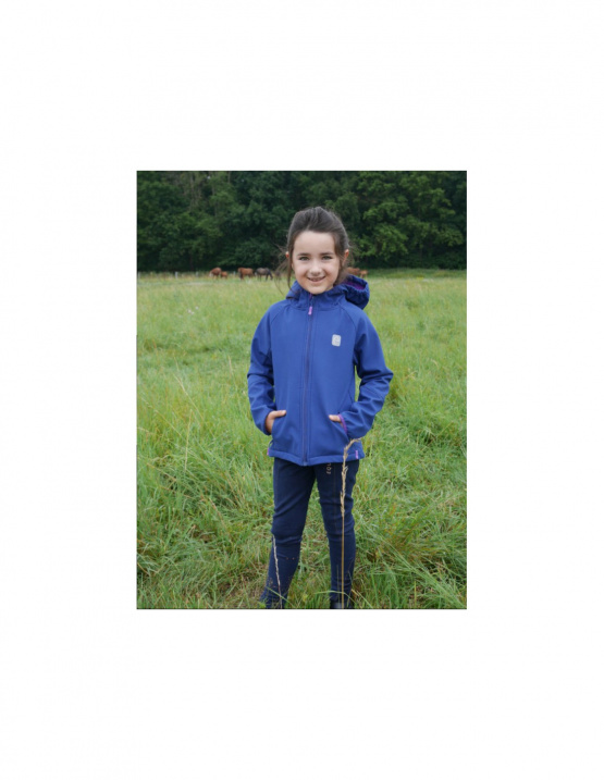 blouson Softshell Equi-kids Amandine bleu (6 ans) neuf occasion