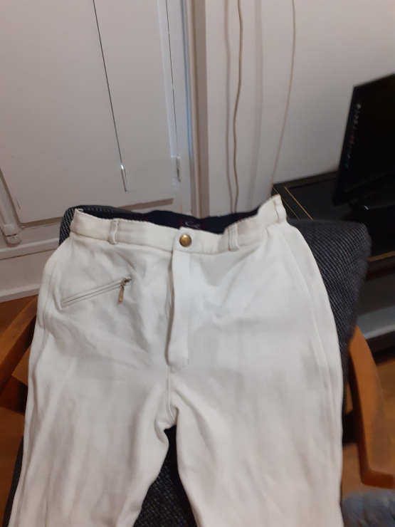 Lot 2 pantalons concours équitation blanc (36) occasion