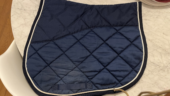 Tapis de selle Décathlon bleu marine (cob) occasion