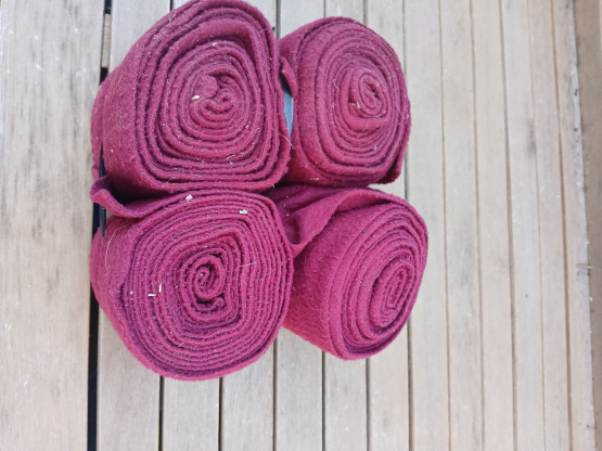 Bandes polo rouge X4 (cheval) occasion