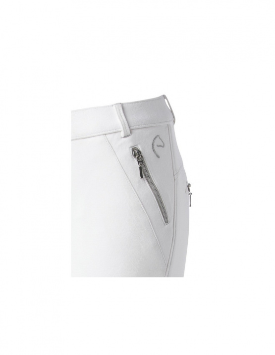 Pantalon équitation Equithème Zipper blanc (42) neuf occasion