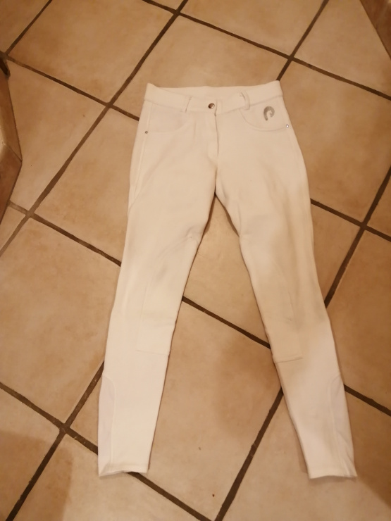 Pantalon équitation Performance blanc (36) occasion