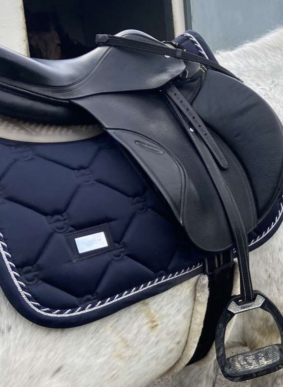 Tapis de selle Equestrian Stockolm bleu marine occasion