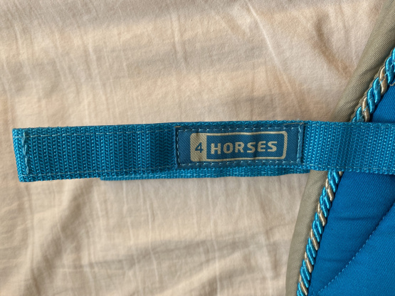Tapis 4 horse Bleu turquoise occasion