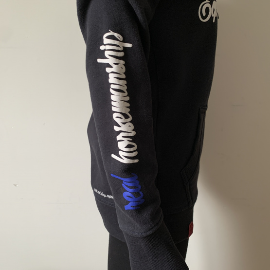 Sweat Eskadron capuche bleu marine  S occasion
