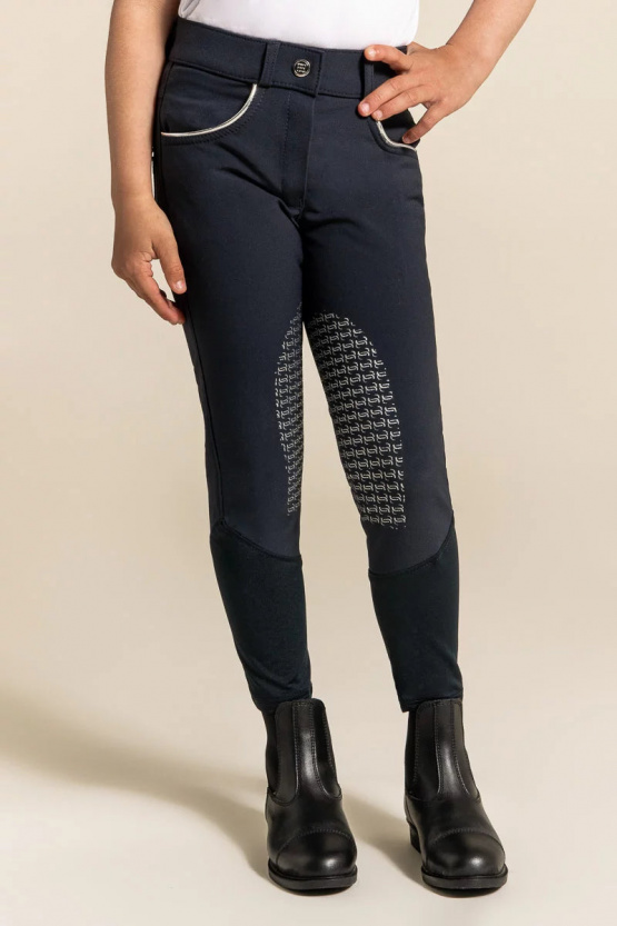 Pantalon équitation Horse Spirit paris marine & argent (10 ans) neuf occasion