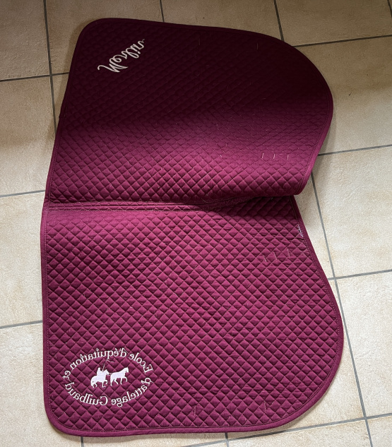 Tapis de Selle rouge (Cheval) occasion