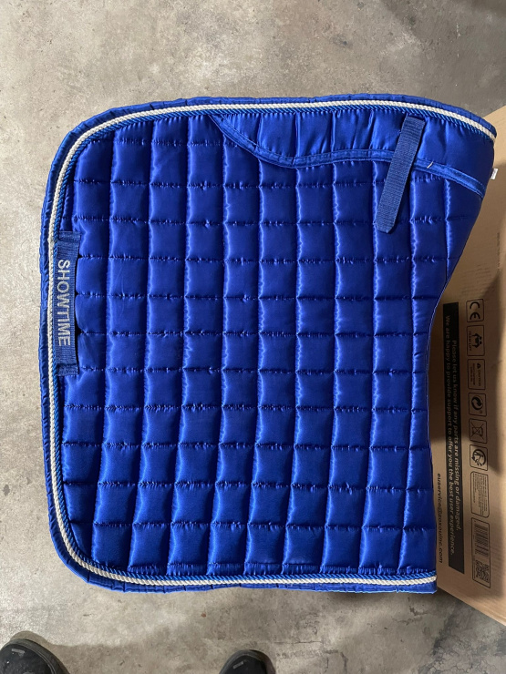 Tapis de selle showtime bleu (Full) occasion
