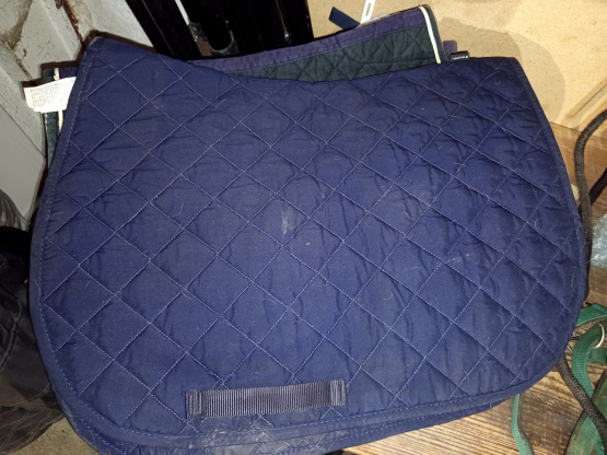 Tapis de selle Fouganza bleu (poney) occasion