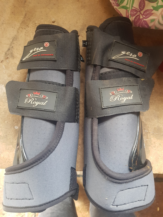 Guêtres Gera royale bleu (cheval) neuf occasion