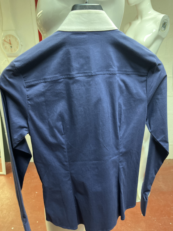 Chemise concours Ledermann bleu (XS) neuf occasion